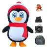 Mascot Costumes 2m / 2.6m Iatable Penguin Costume for Christmas Entertainment Adult Funny Animal Character Blow Up Mascot Suit Dress