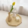 Vases 1pc en bois style minimaliste vase haute fleur séchée stockage décoration maison salon chambre artisanat