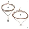 Chokers Choker Fashion Boho Pendant Necklace Mtilayer Collar Chain Simple Jewelry Drop Delivery Halsband Pendants OT4PT