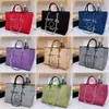 Luxury CC Letter Sacs Totes Handbag Fashion Canvas Canvas Femmes Mesdames Marque Chal Broidered Tote Designer Handbags Female Shopping Cross Body Bodypack 3AUK