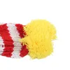 Vêtements pour chiens Chapeau et écharpe Ensemble Chaud Facile à porter Adorable Costumes de Noël Kit avec boule en peluche pour chat petit moyen grand chien