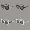 Летние дизайнерские солнцезащитные очки, большие поляризационные солнцезащитные очки с буквенным зеркалом и ножкой для женщин Sonnenbrillen, очаровательные очки для пожилых людей, модные fa096 H4