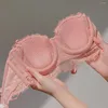 Serbatoi da donna Intimo per le donne Estate francese sexy pizzo reggiseno ultra sottile Bralet lingerie femminile canotta canotta Y4123