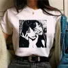 Camiseta feminina celebridade menina y2k punk camiseta feminina engraçado japonês roupas de quadrinhos 240322