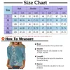 Women's T Shirts T-Shirt 3d Floral Pattern Tees For Ladies Spring O Neck Harajuku 3/4 Sleeve Top Female Fashion Simple Streetwear
