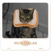 Collare per abbigliamento per cani Pet Cat Toast Collo Cono Recupero Costume gonfiabile decorativo Abito elettronico protettivo adorabile in cotone morbido