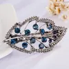 Haarspangen Koreanische Blaue Kristall Schmetterling Frühling Clip Für Frauen Mädchen Luxus Strass Haarspangen Haarnadel Schmuck Mode-Accessoire