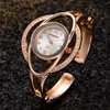 Orologi da polso Orologi per il tempo libero alla moda Bracciale al quarzo elegante da donna Orologio vintage fatto a mano da donna Casual per ragazze Relogio Feminino