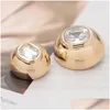 Sewing Notions Tools Oc David 240001 Womens Fashion Decorative Buckle Diamond Inlaid Metal Buttons Diy Hand Sewn Thread Drop Delive De Ot8Bt