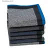 Chusteczka 6pcs solidna kieszonkowa kieszonkowa menu Mężczyznę Paisley Casual Hankis for Mens Suit popularna wysoka jakość dla panów 43x43cm L240322