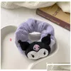 Akcesoria do włosów 5 kolory moda Kuromi Cinnamoroll Charms Hairband dziewczęta elastyczna opaska upusz