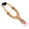 Catapult Hunting Props Rubber Traditional Outdoors String Top Fun String Wooden Quality Slingshot Toys Kids Material DA097 PEQCT