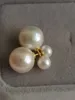 Stud Earrings HUGE 12-13mm 7-8mm Round Natural South Sea White Pearl Earring 925s