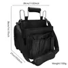 barbertop Black Hairdring Bag Hair Scissor Handbag High Capacity Sal Tool Makeup Storage Travel Styling Carry Case 988o#