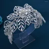 Fermagli per capelli DZ105 Accessori da sposa in cristallo Fasce per fiori Copricapo da donna Copricapo da sposa Ragazze eleganti Tiara Copricapo da festa