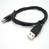 USB 2.0 A-Stecker auf USB 2.0 B-Stecker B Typ BM Datumsdruckerkabel 1 m 1,5 m 3 m 5 m mit Schraublöchern für die Plattenmontage, Anschluss 1 m 1,5 m 3 m 5 m