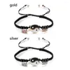 Link pulseiras 2 pçs/set yin yang charme pingente jóias para amantes irmãs amigos casal pulseira presente dos namorados colar