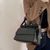 Umhängetaschen Vintage Mode PU Messenger Bag Damen Pendler Große Kapazität Umhängetasche Koreanischen Zip Geldbörsen Und Handtaschen Für Frauen