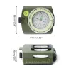 Compass Waterproof och ShakePR0of Navigation Compasses, Lensatic Sighting Survival, Orienterering Lensatic