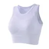 Réservoirs pour femmes Femmes sans manches Crop T-shirt Sports Bras respirant sans couture Push Up Top Sport Bra Tank Tops pour Fitness Gym Hollow Out