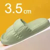Slippare Comfort Soft Sole Platform For Women 2024 Summer Beach Non-Slip Pillow Sandals Woman Korean Eva Home Shoes Flip Flops
