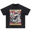 メンズTシャツ2024ハラジュクコットンTシャツヒップホップエクストラマンズアンドレディースロボットグラフィック印刷Tシャツメンズハラジュクストリート衣料TシャツJ240322