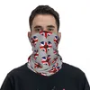 Halsdukar brittiska flagga union jack bandana nacke gaiter tryckt wrap halsduk varm balaclava som kör för män kvinnor vuxen tvättbar