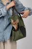 Cat Bag One Shoulder Canvas Transport Bag Portable Handbag Puppy Kitten Sling Bag Out Travel Ryggsäck 240307