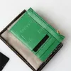 Unisex Designer Cardholder For Women Cassette Mens Small Zipper Wallets Cowhide Genuine Leather Coin Pocket Card Holder Fashion Purse