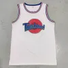 Trillest Bugs 1 Lola 10 Murray 22 TAZ DDuck 2 White Tune Squad Basketball Jersey Men For Halloween Party Clothing 240320