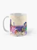 Mugs Bratislava Skyline i akvarell Bakgrund Kaffe mugg Mate Cups Anime