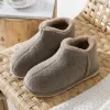 Laarzen 2022 Warm pluche winterschoenen vrouwen mannen indoor slippers antislip zacht bont liefhebbers