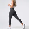 Yoga kıyafet dikişsiz düz renkli kadın tayt spandeks şort kadın fitness tays elastik nefes alabilen açık pantolon spor ince fit spor giyim