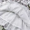 Lyxdesigner barnkläder flickor klänningar fjärilsblomma tryck barn kjol spets prinsessa klänning storlek 90-150 cm baby frock 24mar