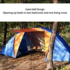 Tents and Shelters Tents for Camping 6 Person Waterproof Naturehike Family Multi Room Dome Shelter Tenda Large Outdoor Goout Spring Hill Tent Trips 240322