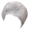 Bérets une pièce capuche chapeau moelleux fausse fourrure hiver femme avec forme de dôme coupe-vent chaud extérieur casquette pour dame confortable protection de l'oreille