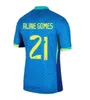 2024 Maillot de football du Brésil NEYMAR JR Brasil CASEMIRO Équipe nationale G.JESUS P.COUTINHO Accueil Hommes Enfants L.PAQUETA T.SILVA PELE MARCELO VINI JR Maillot de football Uniforme