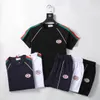 Herren-Designer-Trainingsanzug-Set, Laufmode, Herren-Trainingsanzüge, Karodruck und Musterstickerei, Kleidung, Trainingsset, Freizeitsport, Kurzarm-Anzug, Sportbekleidung #31