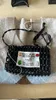 Sznurowanie vintage ins faktura łańcuch crossbody torebki dla kobiety 2024 moda Pearl Beaded naklejka diamentowa torebka mini telefon