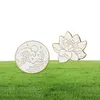 Emaille broche pin lotus bloemengolf rond badge badge Sterie ster Moon Ocean Plant broches pins hoed jas sieraden geschenken 1493 e36283395