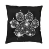 Подушка Роскошные Чехлы для собак со стразами, украшения для гостиной, с кристаллами и бриллиантами, уличные наволочки, квадратная наволочка