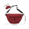 Outdoor -Taschen Kreuzkastentasche Leichter Schulter -Rucksack Trendy Crossbody Sling Bag Verstellbar