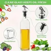 2st Oil Dispenser Olive Oil Bottle Vinegar 17oz500ml Glass Olive Kitchen Water 240307