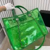 Luxury Bag Handbag Designer Classic Handbag High Quality 2-Piece Set Transparent Fashion Women's Leather Women's Handbag Retro Shoulder Bag Crossbody Bag