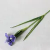 Fleurs décoratives 1Pc PU fleur artificielle créative réaliste Iris faux maison mariage saint valentin jardin décoration violet