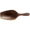 Coffee Scoops Powder Bean Cereal Kitchen Popcorn Scoop Wooden Useful Restaurant