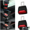 Safety Belts Accessories 2Pcs Thicken Car Seat Belt Plugin Mother Converter Dualuse Buckle Extende Clip Seatbelt Drop Delivery Mob Dhssp