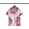 Designer-Mode-T-Shirt Hawaii Blumenbriefdruck Strandhemden Herren-Designer-Seiden-Bowlinghemd Lässige Männer Sommer Kurzarm Lose Asien-Größe M-3XL #aas315