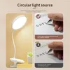 Lampes de table Flexible pliable LED lampe de bureau prise USB chambre veilleuses gradation travail étude lecture clipsable pour la protection des yeux