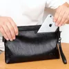 Nouvelle Version coréenne sacs à main pour hommes sacs grande capacité enveloppe à main en cuir souple loisirs aisselles Clip